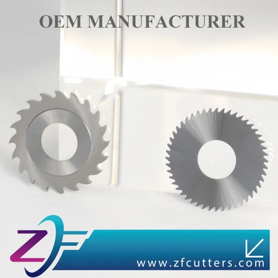 OEM Solid Carbide Circular Saw Blade of CNC Machine for Slotting Bulk Arc Blade